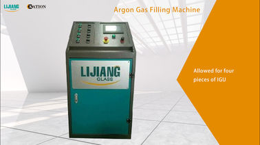 Linha de produção de vidro de isolamento máquina de enchimento manual do gás do argônio