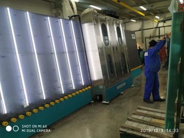 Arruela de vidro vertical automática e breve introdução de linha de corte de vidro automática
