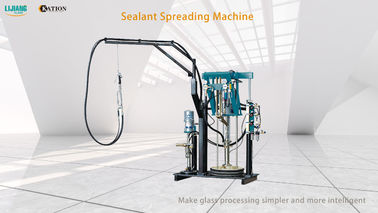 Máquina de selagem secundária da máquina de 2 partes da extrusora do silicone para a fabricação de vidro de isolamento