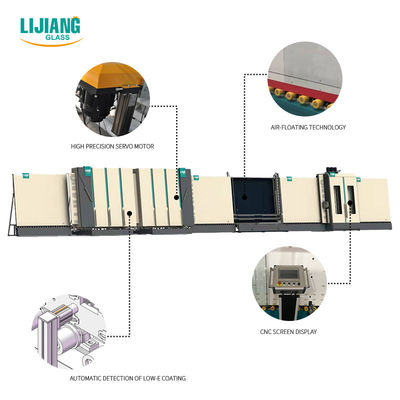 Linha de produção de vidro de isolamento máquina de IGU da produção do vidro da fachada