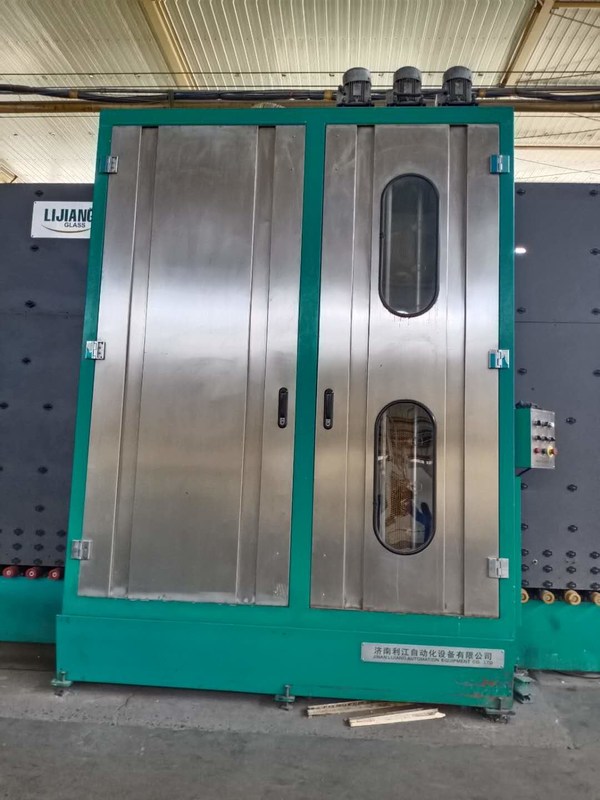 Máquina de lavar de vidro vertical da eficiência elevada para a produção e o processamento de vidro