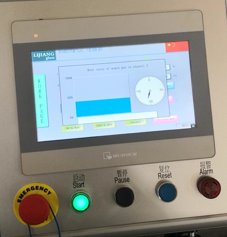 Linha de produção de vidro de isolamento de vidro da máquina de corte usada para produzir o vidro de isolamento
