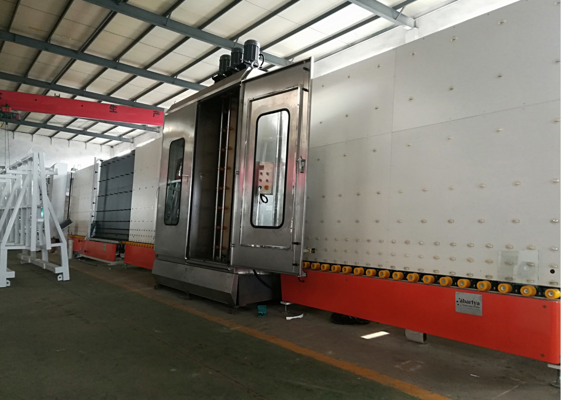 Linha de produção automática de isolamento horizontal da vitrificação dobro do vidro para o vidro dobro