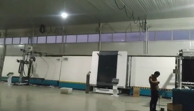 Linha de produção de vidro de isolamento com o dobro de enchimento do gás do argônio triplo e o vidro da etapa