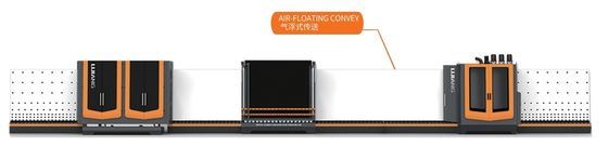 Linha de processamento vertical de vidro a flutuar