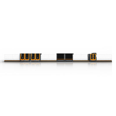 Linha de produção de vidro de isolamento automática tamanho enorme 3300mm*7000mm