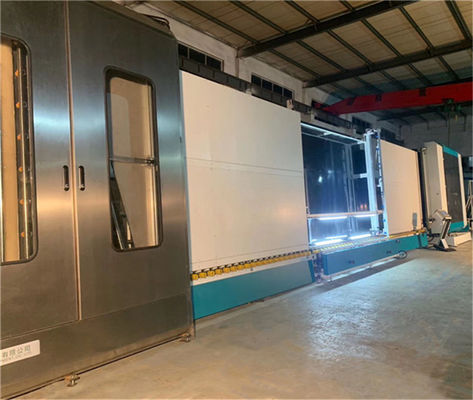 linha de produção de vidro de isolamento do vertical de 280x450mm para o processamento de vidro dobro