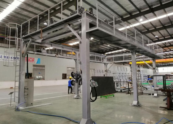 Máquina de descarregamento automática do pórtico da carga 800kg para a máquina de vidro de isolamento