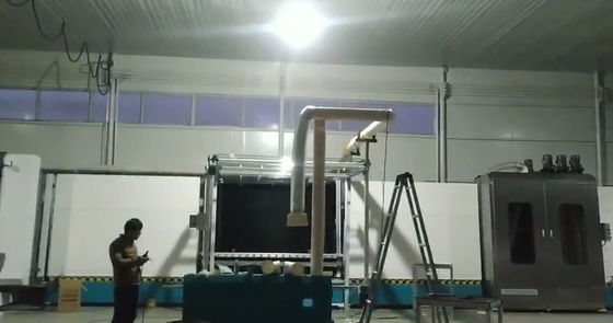 A linha de produção de processamento de vidro super da cavidade inteligente, rápida e customizável inclui a função inflável