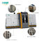 Lavagem de vidro de isolamento vertical inteligente e máquina de secagem integradas